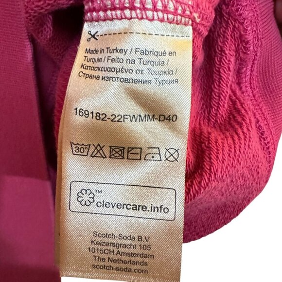 Scotch & Soda Sweatshirt Amsterdam Higher Graphic Preppy Blauw Couture Size M - Picture 5 of 6